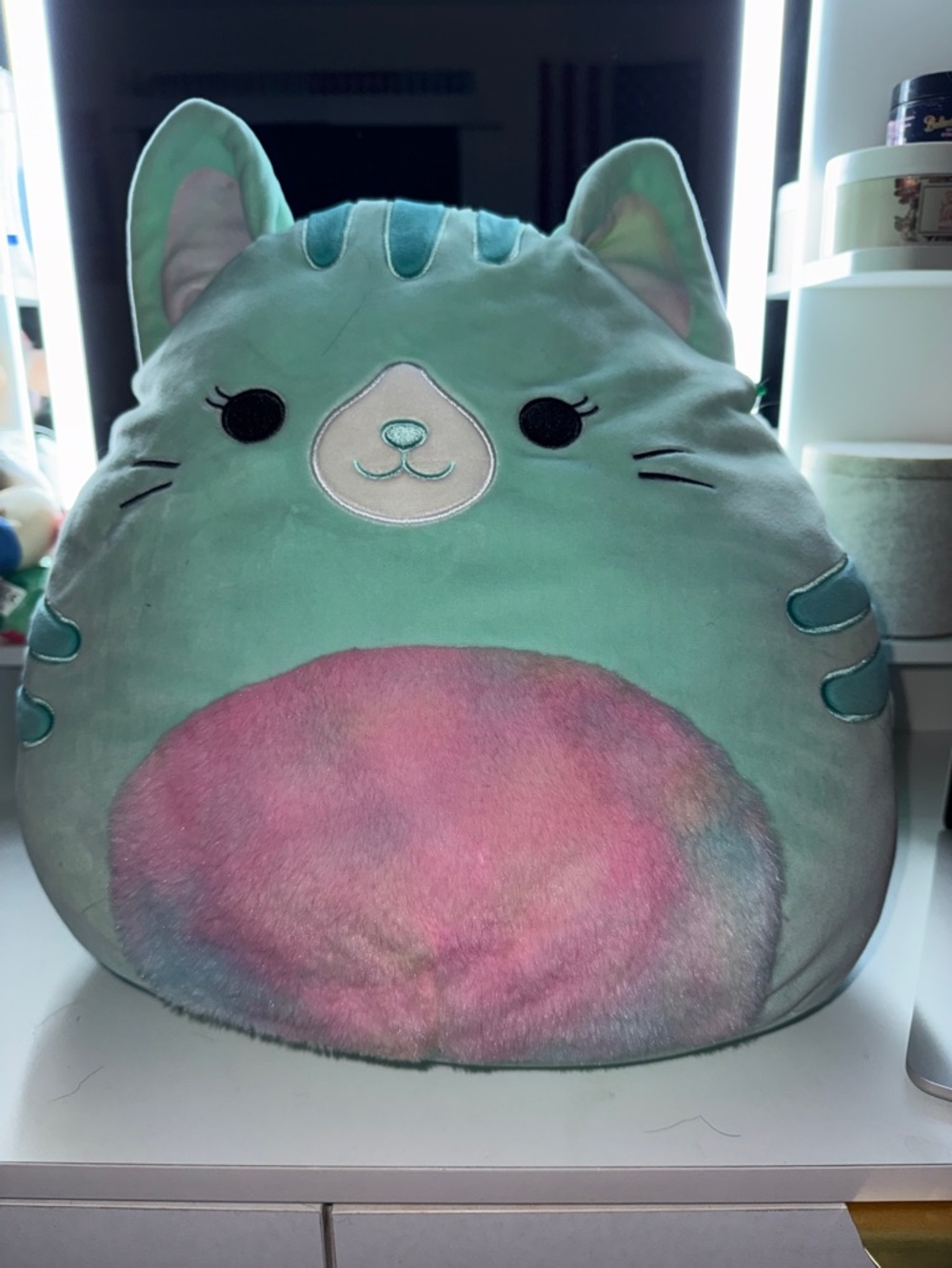 NWOT** Corinna the Cat Tie Dye Belly Squishmallow